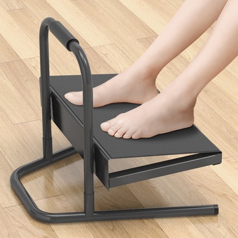 책상발 받침대 풋레스트 다리받침대, 블랙