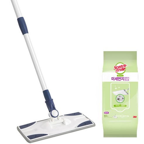 3M 베이직 막대걸레 표준형 먼지 베이직 정전기 청소포 세트