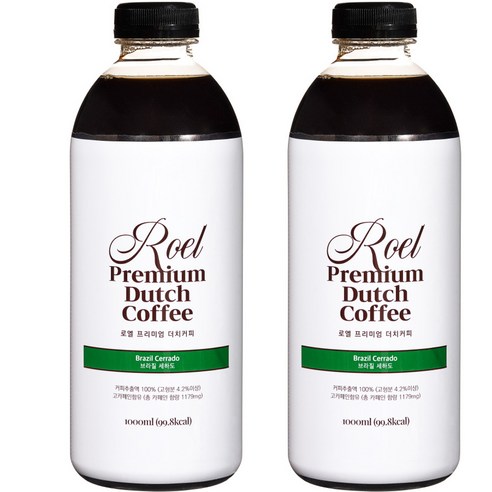 로엘 브라질 세하도 콜드브루 더치커피 1000ml