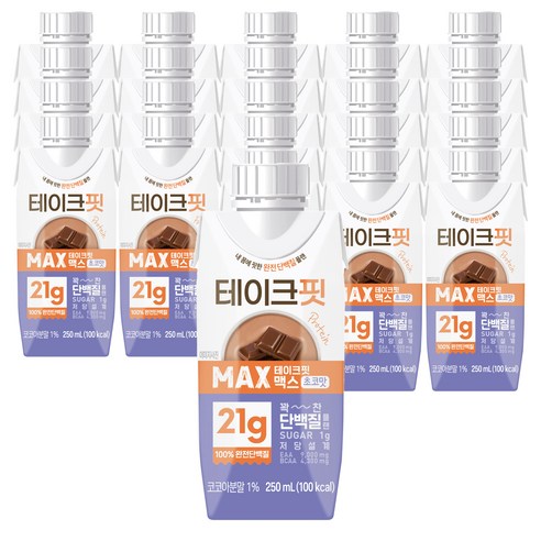 테이크핏 내몸에 핏한 단백질 플랜 맥스 초코맛 음료