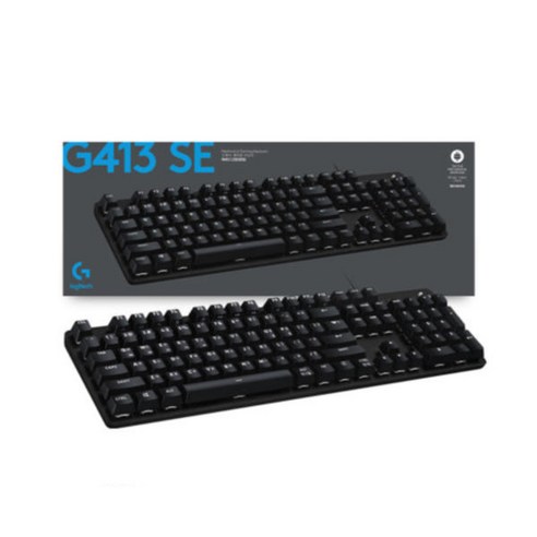 로지텍 정품 G413 SE LED 유선 게이밍 기계식 키보드 G413 SE
