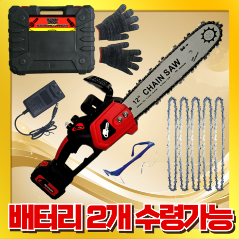 레그논 12인치 무선 전기톱 세트 RC-12