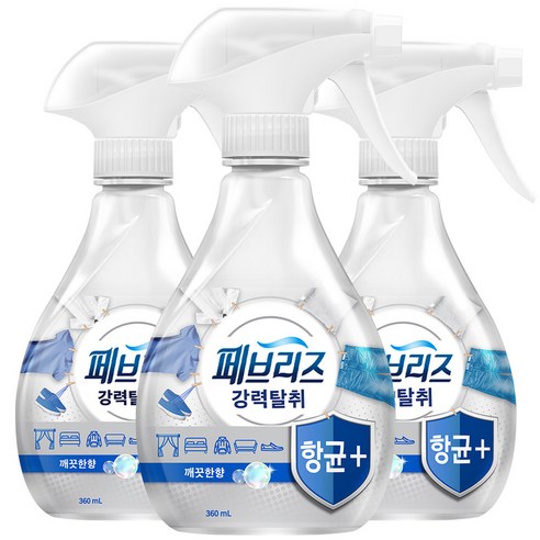 페브리즈 항균플러스 용기형 섬유탈취제, 360ml