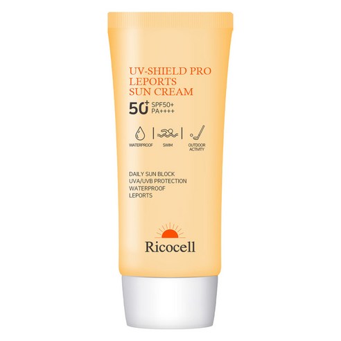리코셀 유브이 쉴드 프로 워터프루프 레포츠 선크림 SPF50+ PA++++