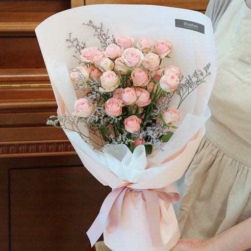 블뤼엔 생화 자나장미 꽃다발 S