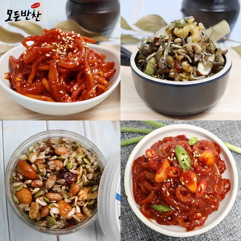 모든반찬 밑반찬 4종세트