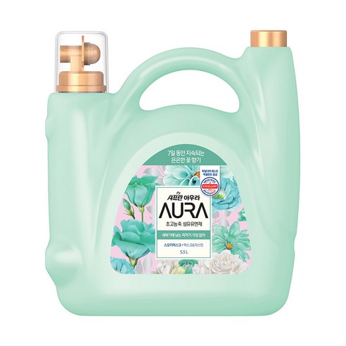 AURA 초고농축 섬유유연제 스모키머스크 본품 5.5L